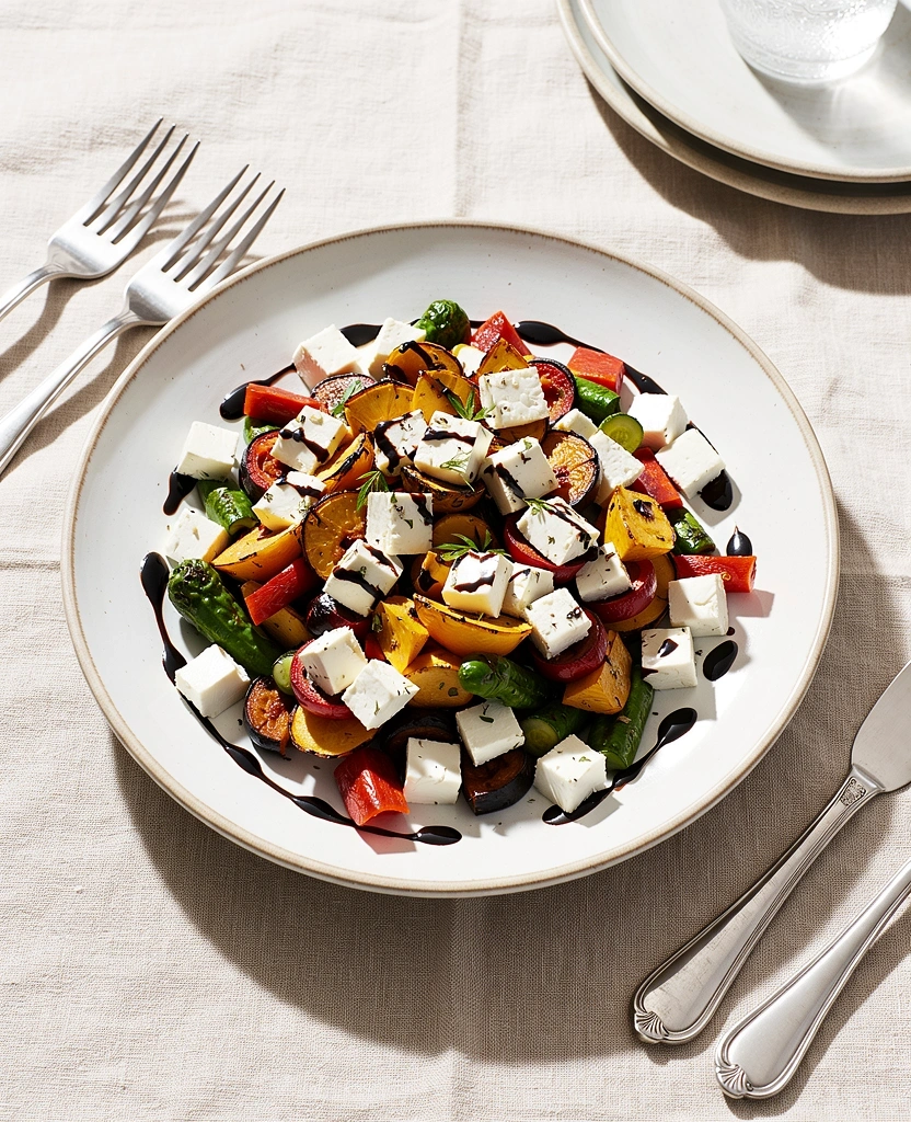 Mediterraner Ofengemüsesalat
